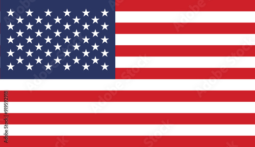 American flag , U.S. Flag Vector Illustration