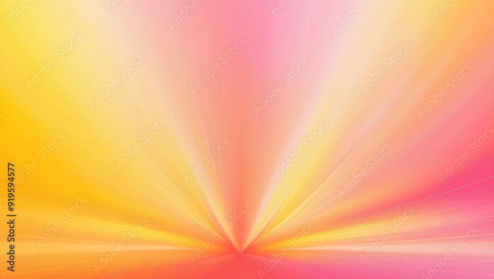 Fototapeta premium Gradients from bright yellow to golden orange with hints of pink background