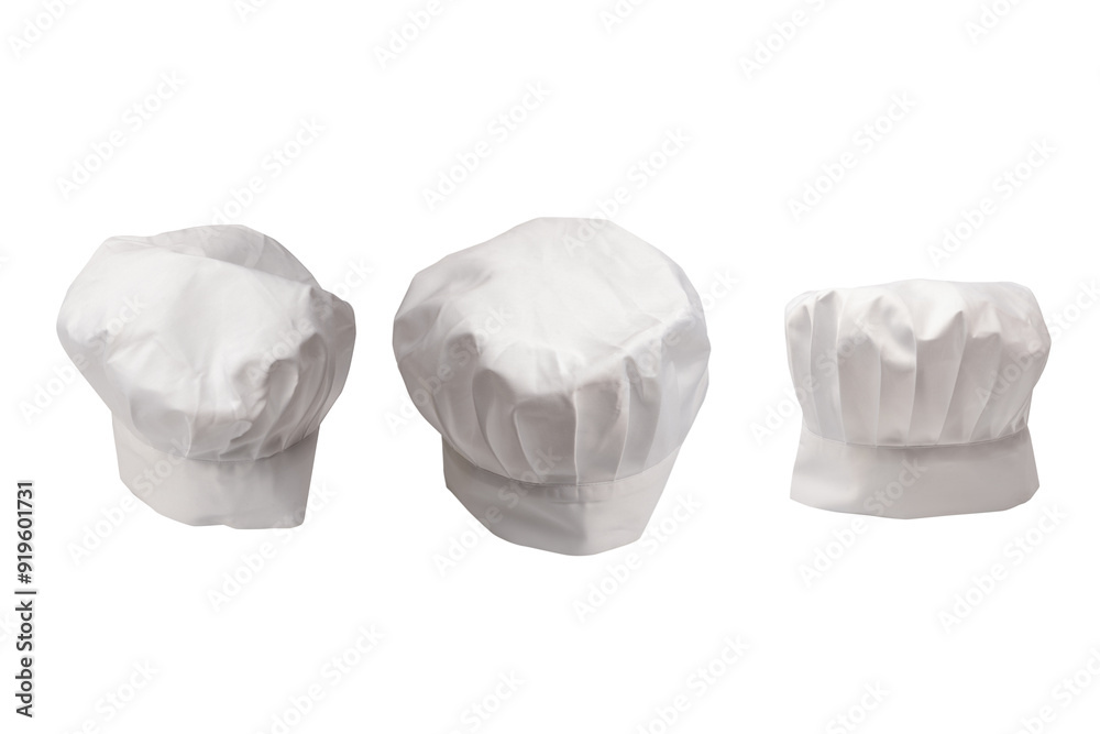 Chef hat isolated on white background. Chef hat isolated on white background.