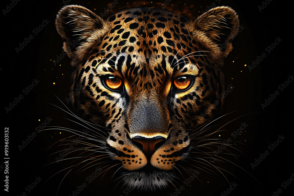 Leopard Close Up Portrait Leopard Close Up Portrait