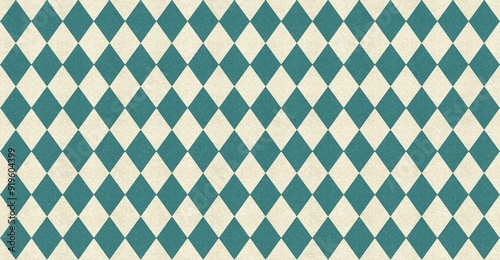 vintage 1950's style geometric diamond pattern
