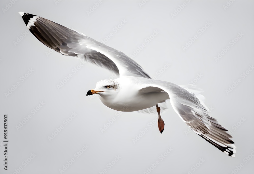 Obraz premium seagull flying in the sky