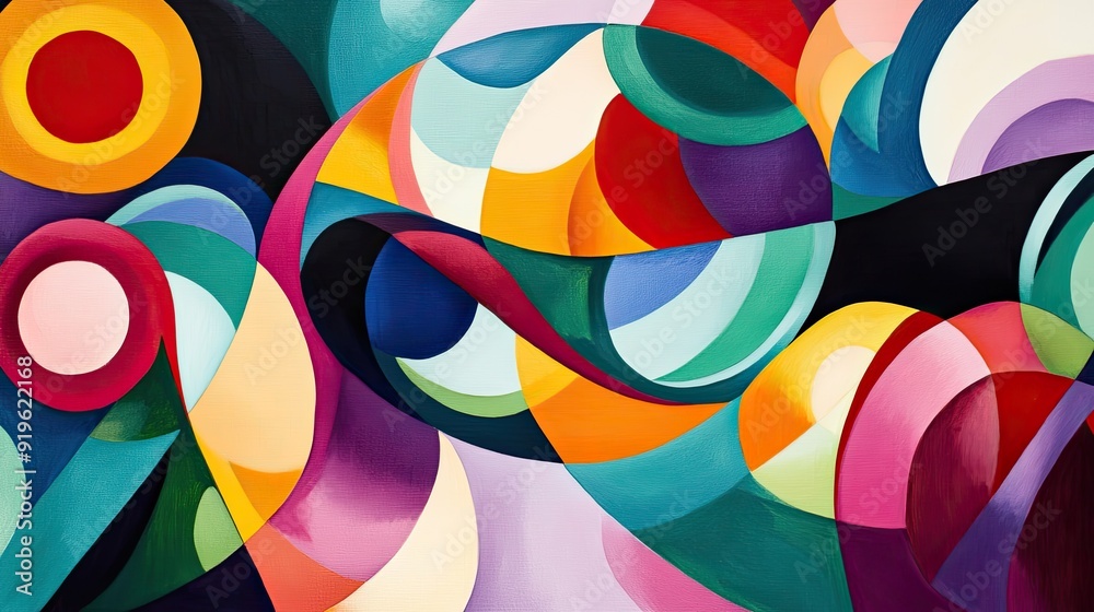 Abstract design portraying true happiness, with intertwined shapes and colors creating a sense of balance, warmth, and emotional connection. Abstract design portraying true happiness, with intertwined shapes and colors creating a sense of balance, warmth, and emotional connection.