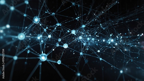Technology network background concept