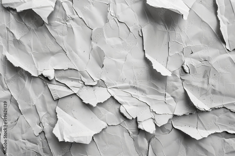 Crumpled paper texture with a rough surface Stock Illustration | Adobe ...
