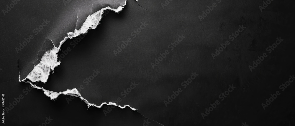 A monochrome image of a waterbody's fissure, with a plane in flight overhead A monochrome image of a waterbody's fissure, with a plane in flight overhead