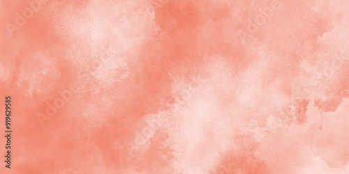 abstract Soft orange watercolor background for your design, abstract modern Light colored Antique distressed vintage grunge texture with scratches, grunge and smooth Old stained paper background, 