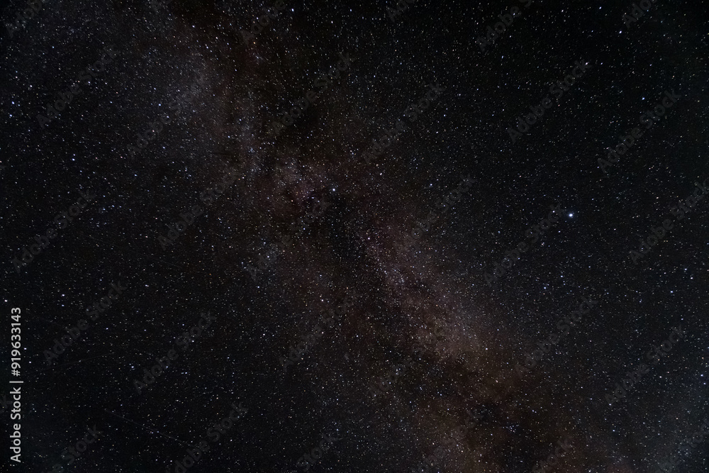 Fototapeta premium night photo of milky way among stars