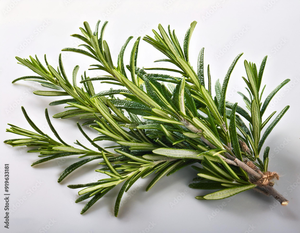 Fototapeta premium solitary rosemary branch