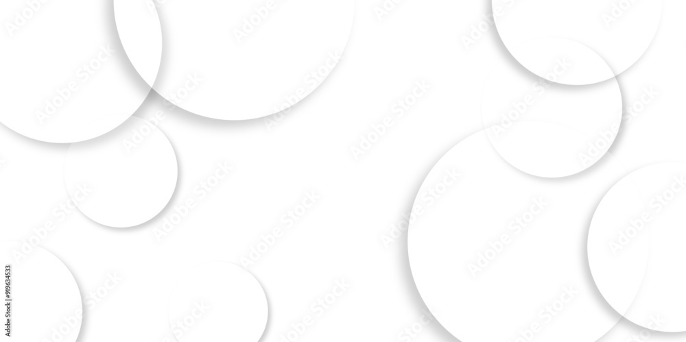 Abstract background with circle white abstract geometric background with soft light white paper circles in design .Gray abstract. Modern design background for report and project presentation template. Abstract background with circle white abstract geometric background with soft light white paper circles in design .Gray abstract. Modern design background for report and project presentation template.
