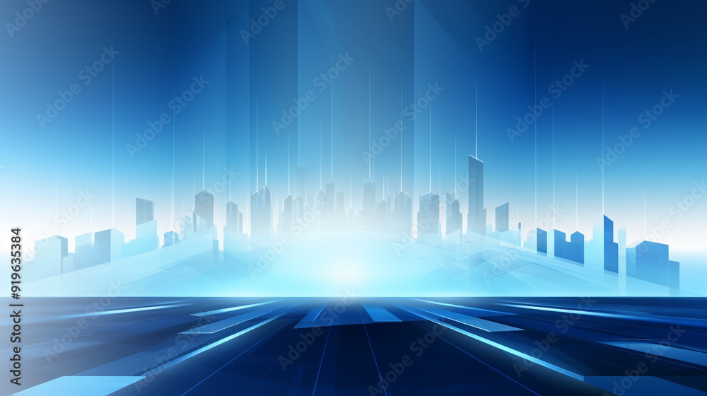 Digital business Futuristic blue Background Digital business Futuristic blue Background