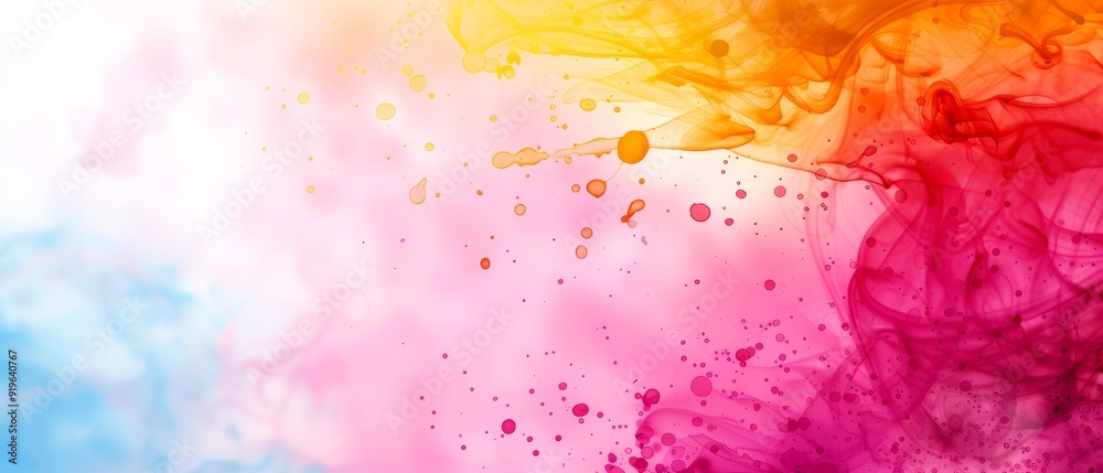 A multicolored background filled with numerous bubbles, particularly in the image's center A multicolored background filled with numerous bubbles, particularly in the image's center