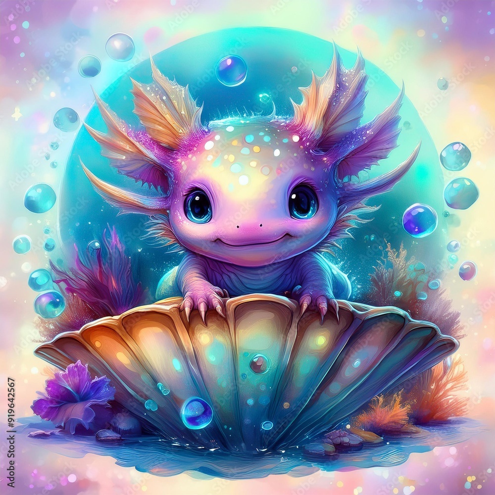 Cute Vivid Axolotl Cute Vivid Axolotl