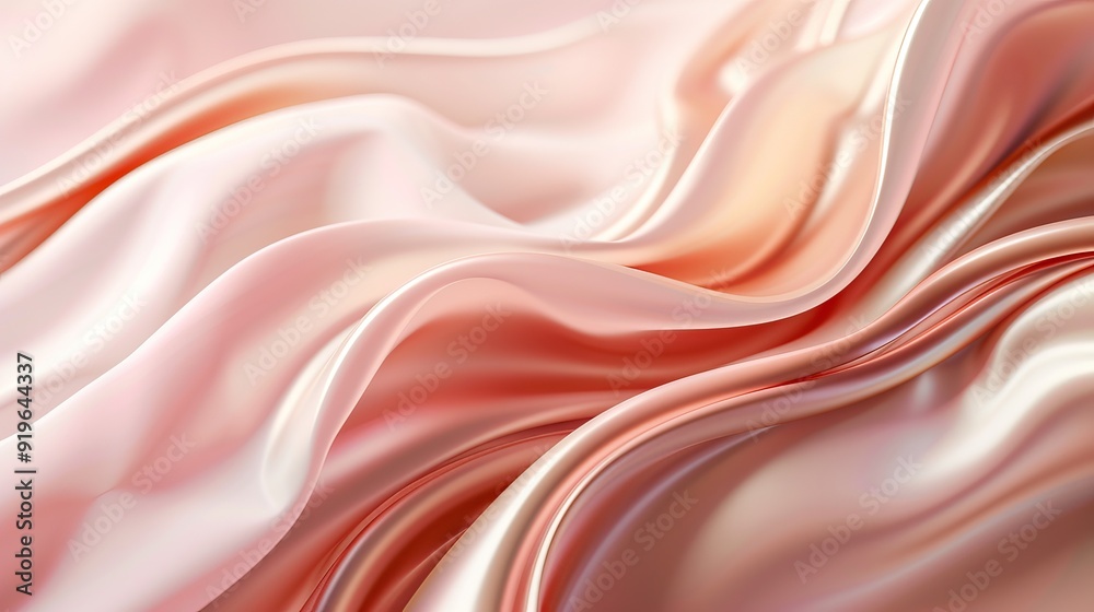 Obraz premium Abstract background with smooth flowing organic shapes