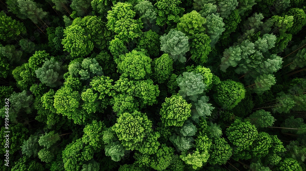 Aerial abstract view of dense forest Aerial abstract view of dense forest