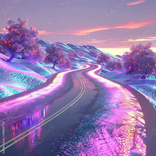 3D road 