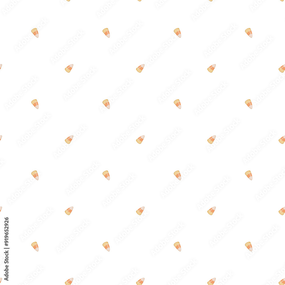 Seamless pattern with Halloween candies Seamless pattern with Halloween candies