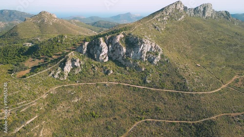 lanscape mallorca beautiful mountains in the coast