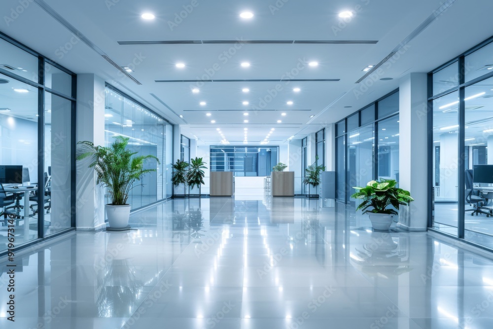 Interior of a empty modern business office Interior of a empty modern business office