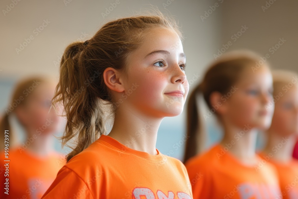 Dedicated Student Practicing Dance in School Studio with Passion and Focus Dedicated Student Practicing Dance in School Studio with Passion and Focus