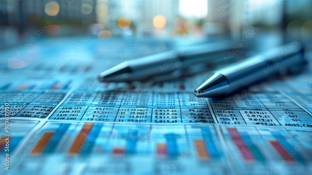 Investor Relations: A business meeting between company executives and investors, with financial reports and presentations, Investor Relations: A business meeting between company executives and investors, with financial reports and presentations,