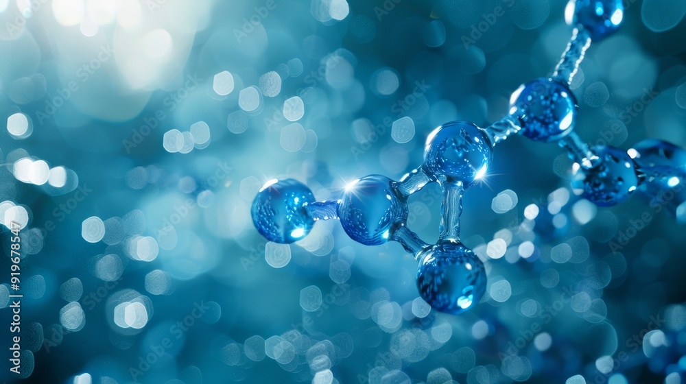 A close-up image of a molecular structure with a blurred blue background, symbolizing innovation, science, technology, connection, and progress. A close-up image of a molecular structure with a blurred blue background, symbolizing innovation, science, technology, connection, and progress.