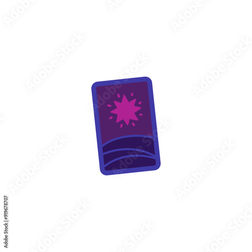 Alchemy and Wicca vector card with Red Sun symbol.