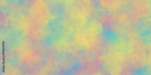 Beautiful and light color colorful background, Colorful and bright watercolor background texture with grunge watercolor splashes, Abstract bright and shinny lovely soft color watercolor background.