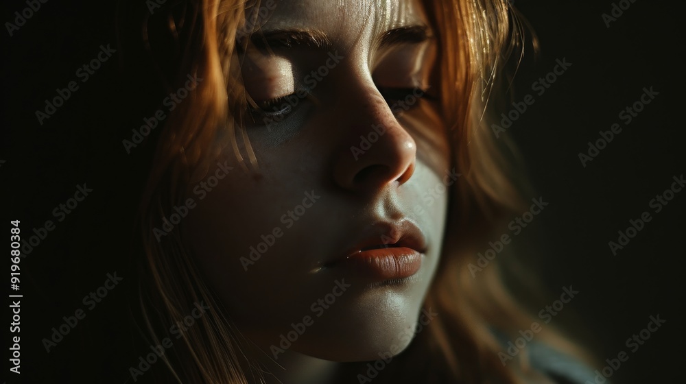 Portrait in Low Light: Subtle Shadows Adding Depth and Drama to the Image Portrait in Low Light: Subtle Shadows Adding Depth and Drama to the Image