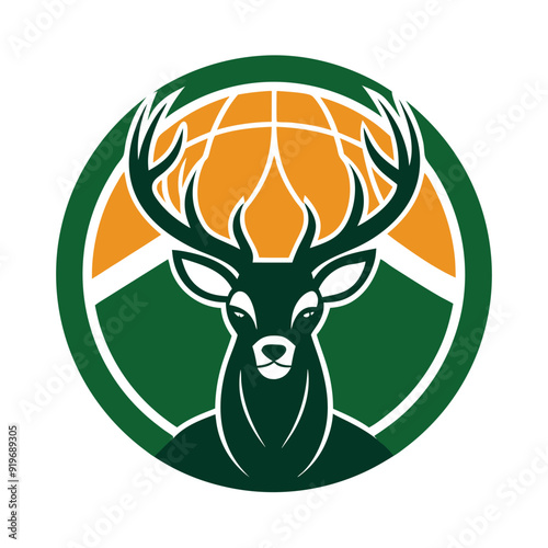 illustration of a milwaukee bucks logo