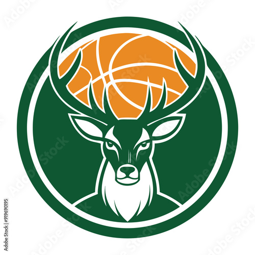 illustration of a milwaukee bucks logo