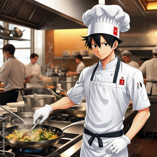 chef preparing food
