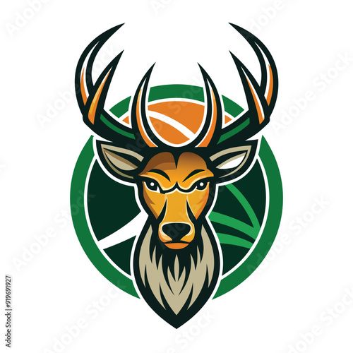 illustration of a milwaukee bucks logo
