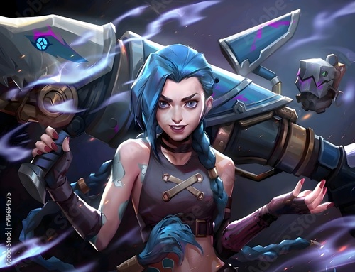 league of legends, jinx, game characters, anime and manga, game wallpapers, games, game no one, best games, game wallpapers photo