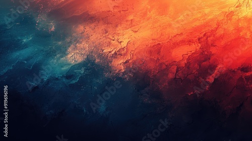 Abstract art with vibrant red and blue hues, resembling fire and smoke. A dynamic and powerful image for creative projects.