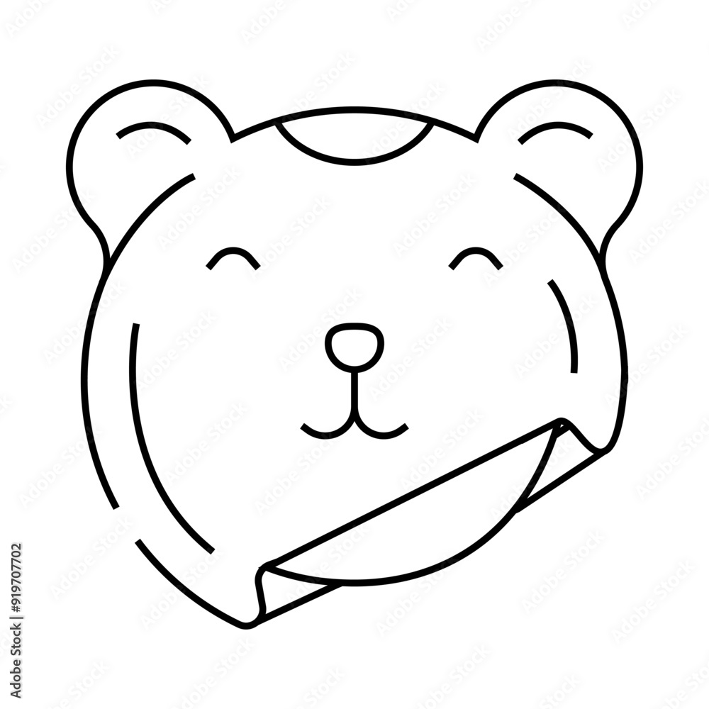 animal rug kid bedroom line icon vector. animal rug kid bedroom sign. isolated contour symbol black illustration animal rug kid bedroom line icon vector. animal rug kid bedroom sign. isolated contour symbol black illustration