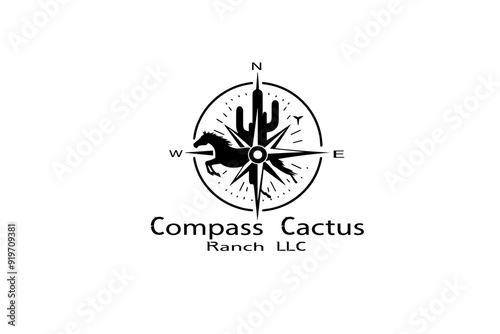 Compass Logo Design CREATIVE UNIQUE style 