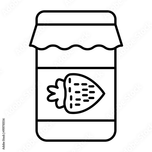 Jam Vector Line Icon Design