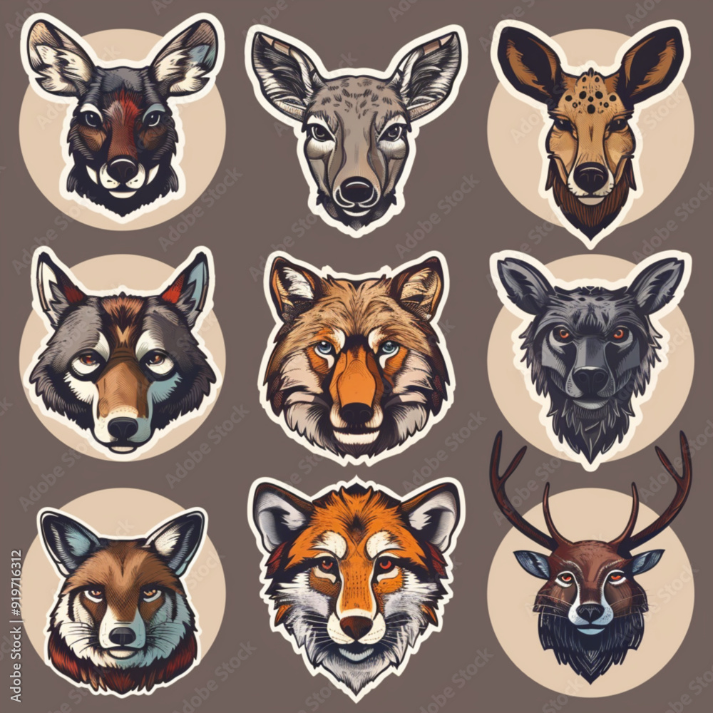 Naklejka premium wildlife