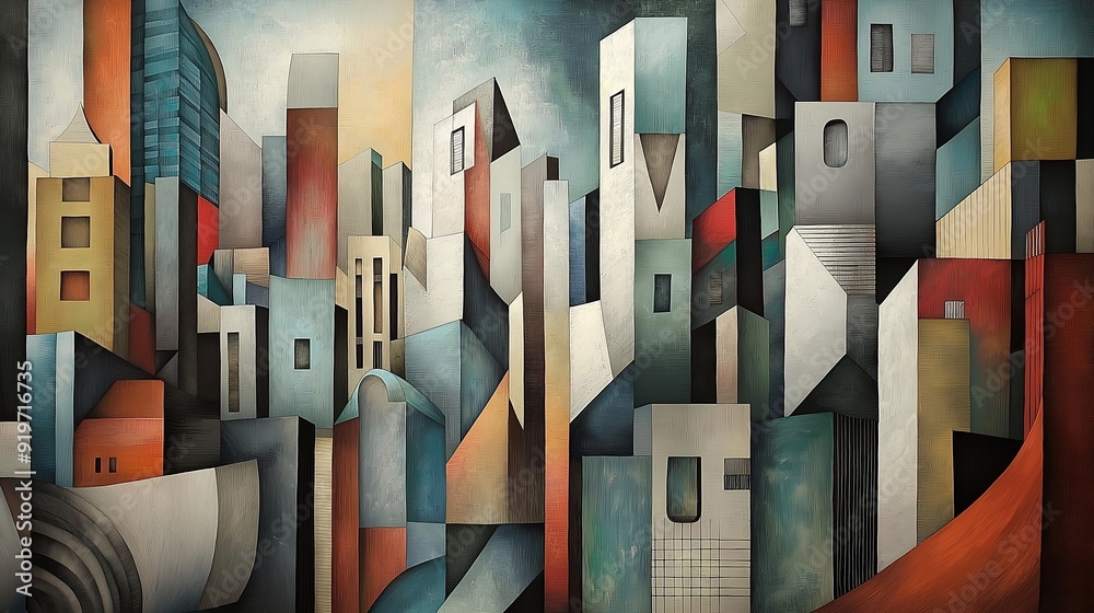 the Essence of a City Through Cubist Art