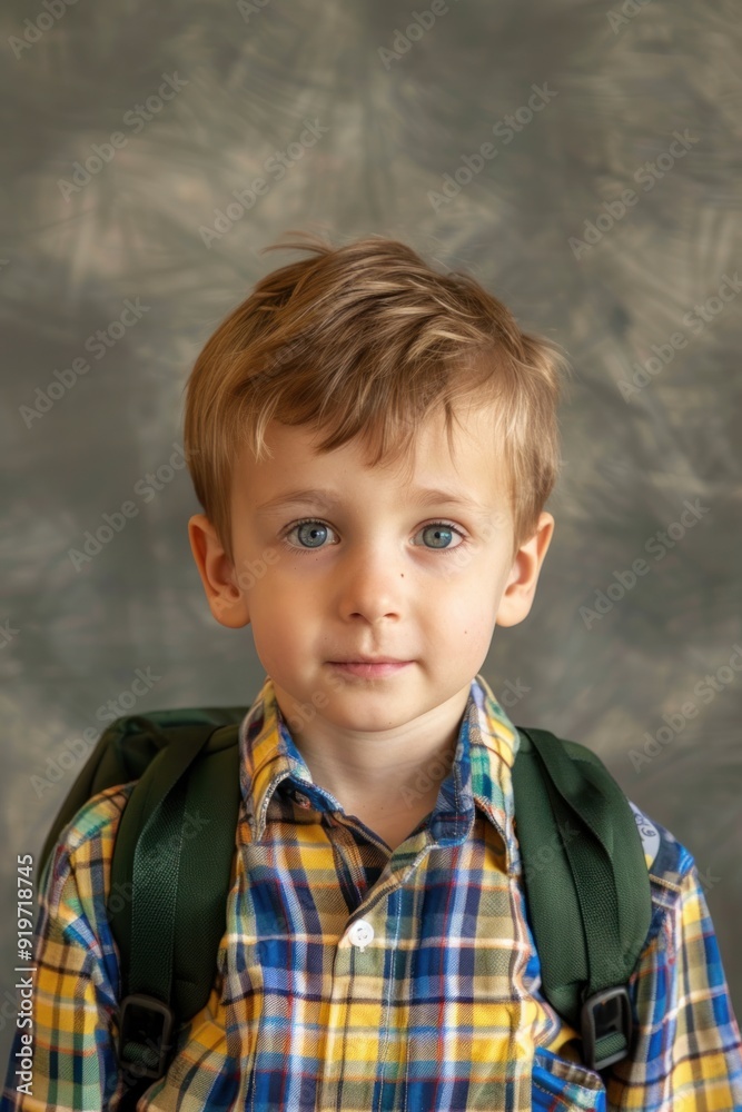 Back to School Photos - Children with Backpacks on First Day of School Back to School Photos - Children with Backpacks on First Day of School