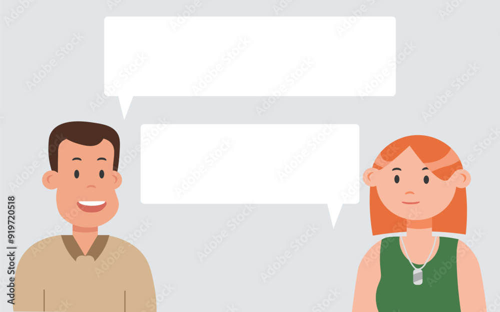 person with speech bubble talking person with speech bubble talking