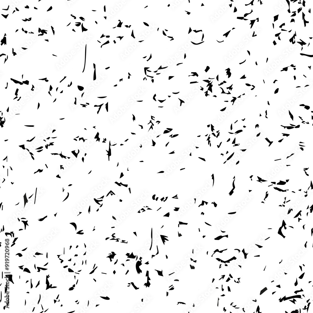 Fototapeta premium Grunge distressed seamless texture. Grainy monochrome overlay. Black and white rough noisy background.