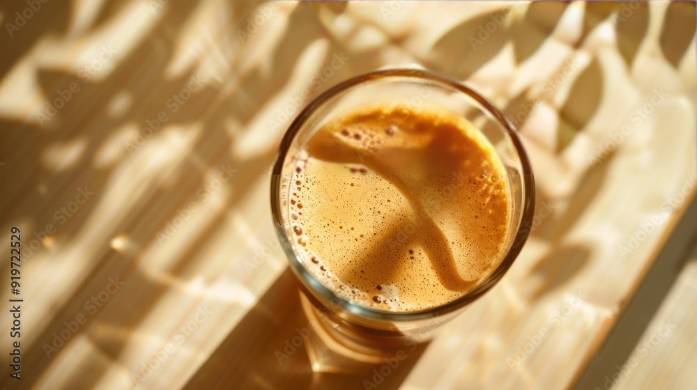 A cup of coffee in the morning light A cup of coffee in the morning light