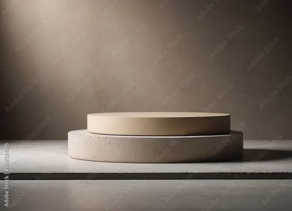 Geometric Concrete Display Plates Designed for Enhancing Modern Minimalist Decor Style Geometric Concrete Display Plates Designed for Enhancing Modern Minimalist Decor Style