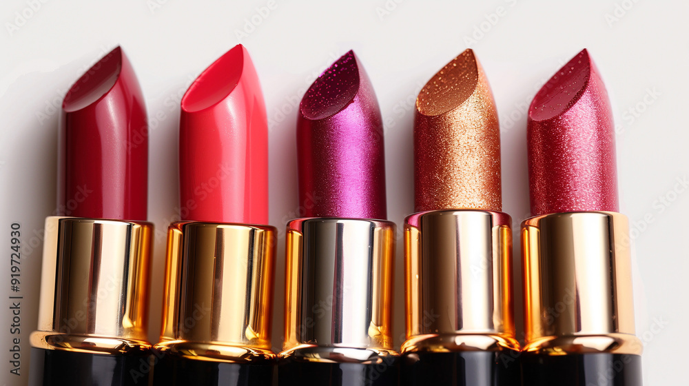 Obraz premium Close up lipstick background. 