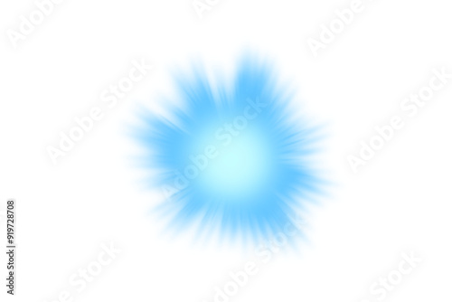 Realistic blue light sparkle with lens flare isolated on transparent background. light burst explosion. Blue light rays effect. Luxury events decoration design elements. PNG, Cut-out	
