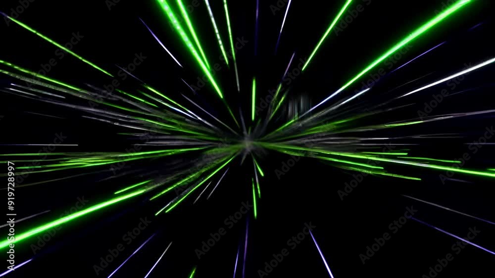 video of green laser beams converging to a single point on a dark background, creating an intense focal point and radiating energy, with a futuristic and high-tech vibe video of green laser beams converging to a single point on a dark background, creating an intense focal point and radiating energy, with a futuristic and high-tech vibe