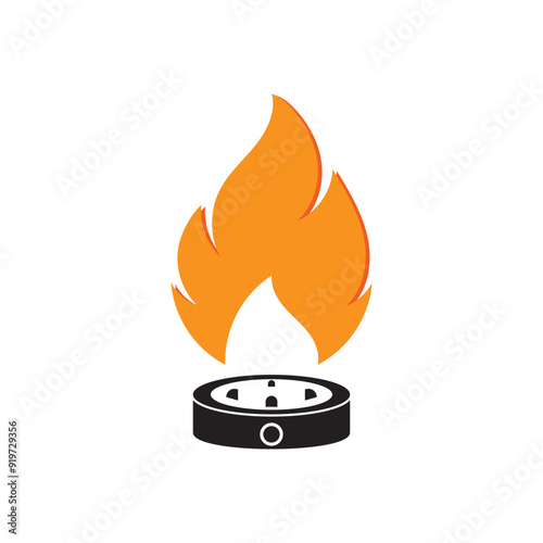 modern gas stove logo