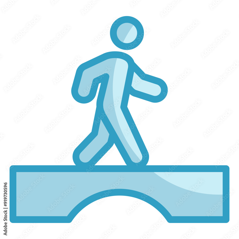 Pedestrian Bridge Icon Element For Design Pedestrian Bridge Icon Element For Design